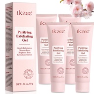 ikzee Gel Pengelupasan Pembersihan Dalam Gel Pengelupasan Pelembap Mencerahkan Pelbagai Bintik 50g