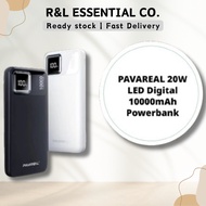 PAVAREAL G11 PD 20W + QC3.0 Super Fast Charging Powerbank | 10000 mAh Battery | LED Digital Display