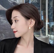 韓國白石S925純銀鍍金耳環，高級感輕奢耳飾 白水晶，粉水晶，黃水晶，紫水晶，金髪晶，鈦晶，珍珠，歐泊，蛋白石手串，手鏈，手鐲，手排，手牌，戒指，戒子，頸鏈，吊墜，吊咀，耳環，耳釘，耳鈎，有售