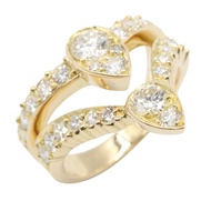 【二手】梵克雅寶 (Van Cleef & Arpels) 戒指，鑽石戒指，18K金（黃金），女用鑽石戒指，二手