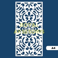 KRAWANGAN PVC BOARD 40x80cm / ORNAMEN PVC FOAM BOARD TEBAL 5MM / ORNAMEN DINDING / DEKORASI HIASAN D