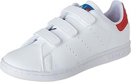 Adidas Stan Smith Cf Boys Shoes Size 1, Color: White/Red-White