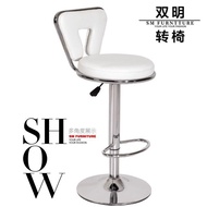 Stool Bar Table White Front Desk TJSLK-223Bar chair#Designer European-style Chair with Adjustable He