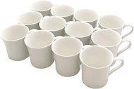 (Commercial Use) United Arab Emirates RAK Porcelain FINE Dine Tea Cup 9.0 fl oz (255 cc), Set of 12