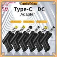 TONFASHION USB C PD to DC Power Connector, Universal 5V 9V 12V Type C to DC Jack Plug, Type-C PD Con