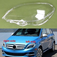 For Benz B-Class W246 B180 B200 2012-2015 Headlight Lens Cover Transparent Headlamp Shell Plexiglass Replace Original La
