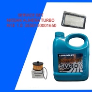Nissan Almera 1.0 Turbo 21-23 Service Set (Lubrimaxx 5W40-4L Engine Oil +Oil Filter 15209-00Q0F+Air 