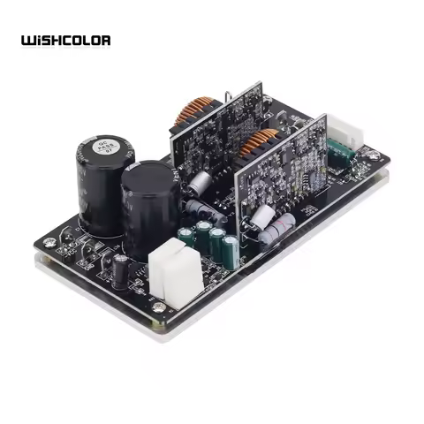 Wishcolor UCD Dual Channel D-Class Stereo Digital Power Amplifier 2x500W HiFi Power Amplifier Module