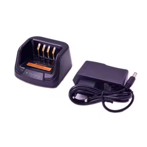 CH10A07 Desktop Rapid Charger Tray & Plug Adapter for Hytera HYT PD500 PD560 PD680 PD780 PD705 PD505