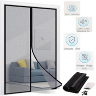 【Q Curtain】 Magnetic Door Curtain Magnetic Strip Anti-mosquito Door Curtain Magnetic Soft Screen Door Curtain Anti-mosquito Screen Door Cur