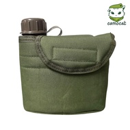 Flat Water Bottle Army Green