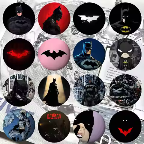 Cool-B-batman-s Badge Pins For Friend, Backpack, Clothing, Collectible Accessories, Jewelry Gift