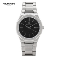 PhiLipe Ricci Jam Tangan Pria Rantai Analog Simple Keren Tipis 100% Original Terbaru 6381 Free Box