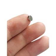 Neodymium Magnet N35 6x2 6x2mm round 6mm thick 2mm white coin strong Neodymium