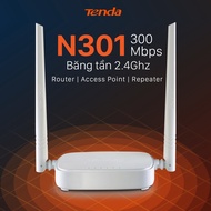 Tenda N301 N 300Mbps Dual Beard WiFi Router - Genuine 3 Years