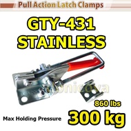 TOGGLE CLAMP GH GTY 431 STAINLESS QUICK HOLDING RELEASE LATCH 300KG