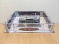 ~ 阿開王 ~ Delprado Peugeot 404 Pininfarina 1/43 標緻 寶獅 銀