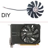 【DIY T129215SH 85MM 2PIN  GTX 1050 MINI Cooler fan Replace for ZOTAC GeForce GTX 1050 Mini 2GB GeFor