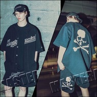 Mastermind Japan World MMJ MMW x New Era Heavyweight Cotton Baseball Shirt Patchwork Skull 大骨 棒球 短袖 