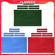 [FlameerMY] Pool Table Cloth & 6 Felt Strip for 9ft Snooker Billiard Table Gears Red