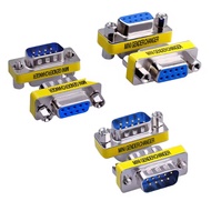 2pcs/lot DB9 Female/Female/Male Gender Changer DB9 Plug connector Adapter RS232 Serial Plug Connecto