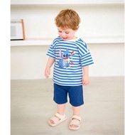 (100,120,130) Mxeputs20 blue striped cotton summer set for BT