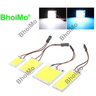 BhoiMo high brightness led car dome interior Light read trunk light  t10 w5w Festoon ba9s t4w 28MM cob C10W C5W 16SMD 24SMD 36SMD 48SMD indicator license plate map Door auto signal Accessories roof lamp room bulb Motorcycle DC12V white ice blue