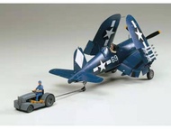 Vought F4U - 1D Corsair ( with moto-tug) 1/48 Tamiya Diorama Set