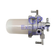129100-55621 / PC56-7 / 3D78 / 3D84 / 4D84 / 4D88 Engine Fuel / Diesel Water Separator Filter Assy (4 Pipe Type)