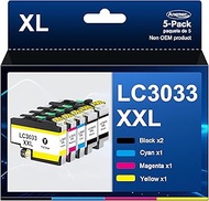 LC3033 XXL Ink Cartridges Super High Yield Compatible for Brother LC3033 Ink Cartridges LC3033XXL LC