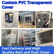 Sunscreen Curtain Cabinet custom transparent waterproof pvc shelf dust cover equipment instrument ou