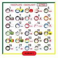 (NO TERM COD) G7900 FACEPLATE & BACKLIGHT (ALBUM 1)