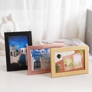 Flat A4 Photo Frame Display Stand 6inch Photo Frame Wall-Mounted Photo Frame Photo Wall Vintage Phot