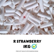 Gabus Busa Filter Reguler Klik Strawberry 1Kg
