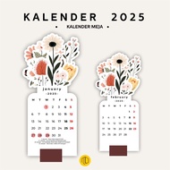 2025 BLOOMY FLOWERS CALENDAR / 2025 AESTHETIC CALENDAR / DESK CALENDAR / TABLE CALENDAR BY MEJENGDIN
