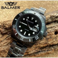 BALMER | 7918G BK-4 All Black Sapphire Glass Casual Men's Watch