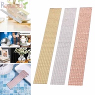 Elegant Glass Mirror Mosaic Sticker Self Adhesive Square Tiles for Visual Appeal