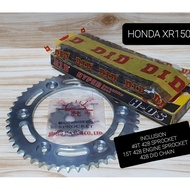 RicaRich - 15T 49T 428 SPROCKET SET WITH 428 DID CHAIN | HONDA XR150 | XR 150