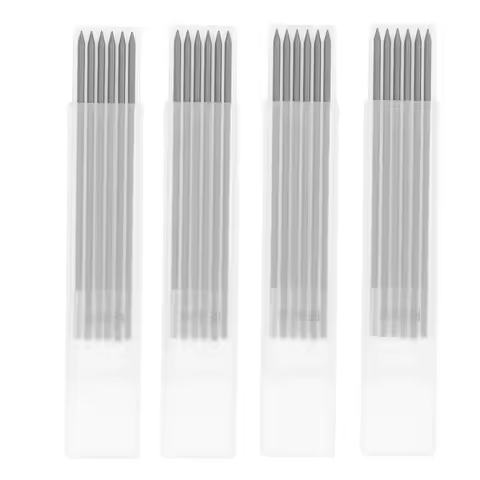 24pcs 2.8mm Carpenter Pencil Refill Black /Yellow HB Refill Pencil Refill Mechanical Pencil Refill D