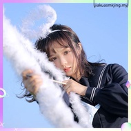 * Angel wings * White/Black Feather Wings Halloween Party Prop