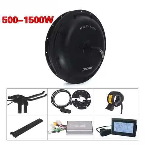 E-Bike Conversion Kit 500W-1500W | Electric Motor for Mountain Bike | Mid Drive/Hub Motor Kit w/ Bat