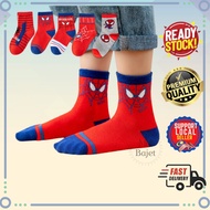 Stokin Spiderman Stokin Kanak-kanak Comel Stokin Kualiti Stokin Kartun Stokin Cantik Stokin Medium C