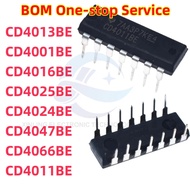 1-5PCS CD4011BE CD4001BE CD4013BE CD4016BE CD4024BE CD4025BE CD4047BE CD4066BE CD4001 CD4011 CD4013 