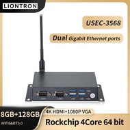 Liontron คอมพิวเตอร์ขนาดเล็กแอนดรอยด์ Rockchip แขน RK3568สองกิ๊กกะบิทอีเธอร์เน็ทไวไฟ All In One Destop คอมพิวเตอร์ลินุกซ์ SDK โอเพนซอร์ส
