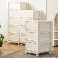 【Ready Stock】Drawer Storage Cabinet with Wheels Living Room Storage Cabinet Kitchen Shelf  Household Multi-layer Cabinet