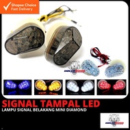 Lampu Isyarat Tampal LED | Motorcycle Signal Light – Gaya Diamond, Sesuai R15, Y15, Y16, MT15