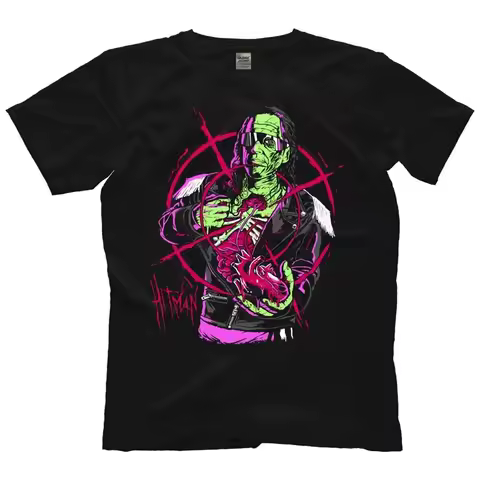 Bret The Hitman Hart Hartless By Electric Zombie T Shirt