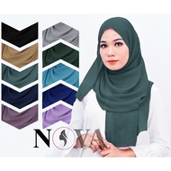 SHAWL CHIFFON CRUSH FRINGE