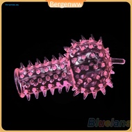 Bergenww_ Finger Stretchable Sleeve Stimulator Condom Barbed G-point Stimulate Sex Toy