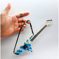 Eddie Van Halen's 1980's JACKSON Custom Van Halen Guitar Miniature